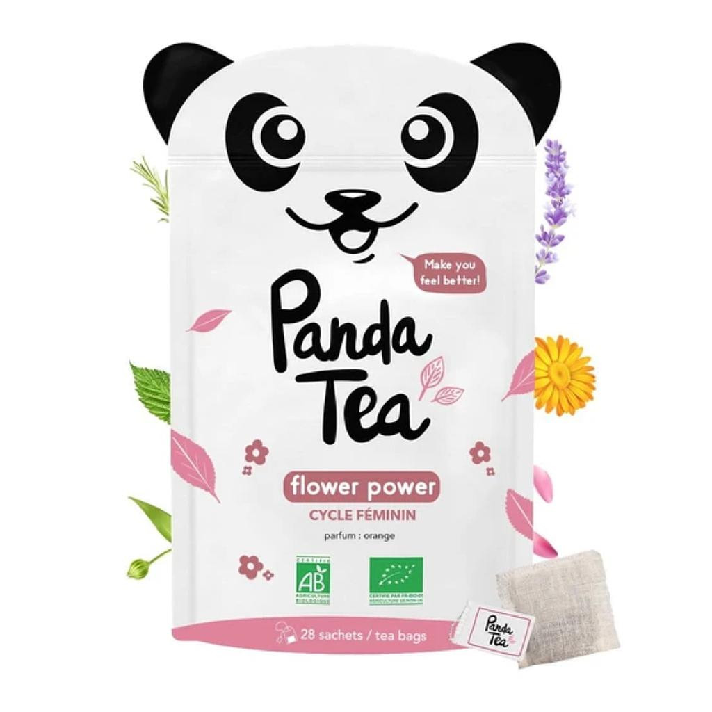 [724Ph240010061] Flower Power Panda Tea