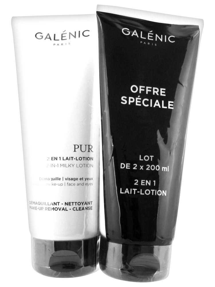 Pur 2 en 1 Lait-Lotion 2 x 200ml Galénic