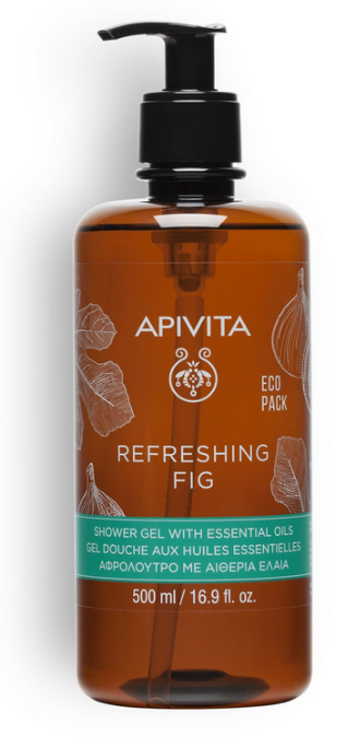 Gel Douche aux Huiles Essentielles Refreshing Fig Apivita