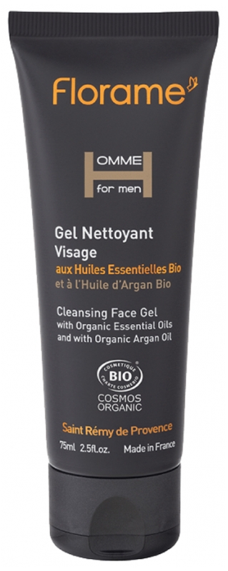 [724Ph240010911] Florame Homme Gel Nettoyant Visage Bio 75 ml