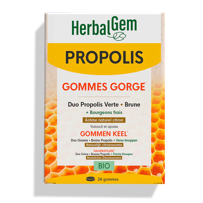 [724Ph240012061] Gommes Gorge Propolis Bio HerbalGem