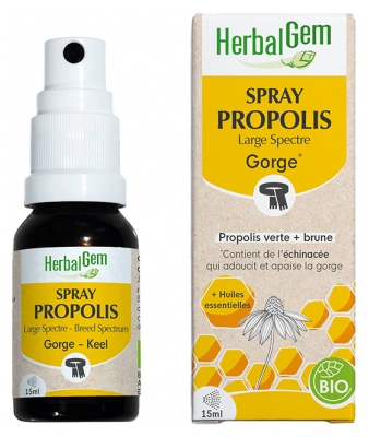 [724Ph240012063] Spray Propolis Large Spectre 15ml HerbalGem
