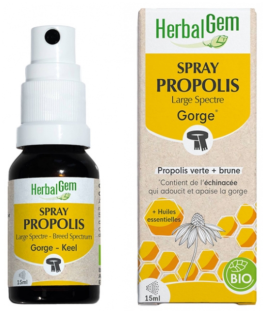 [724Ph240012063] Spray Propolis Large Spectre 15ml HerbalGem
