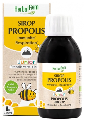 [724Ph240012098] Sirop Propolis Junior Bio 150ml HerbalGem