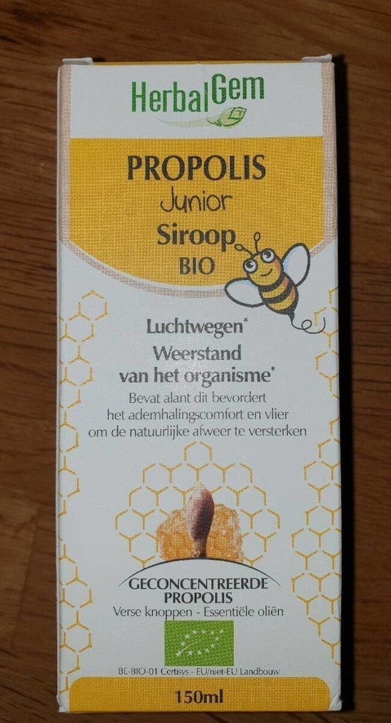 [724Ph240012098] Sirop Propolis Junior Bio 150ml HerbalGem