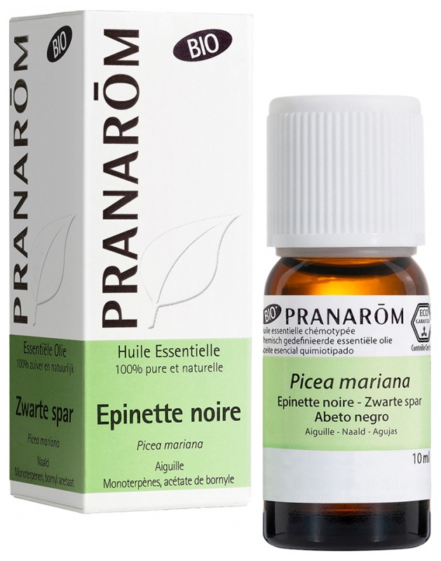 [724Ph240012378] Huile Essentielle Epinette Noire Bio 10ml Pranarôm