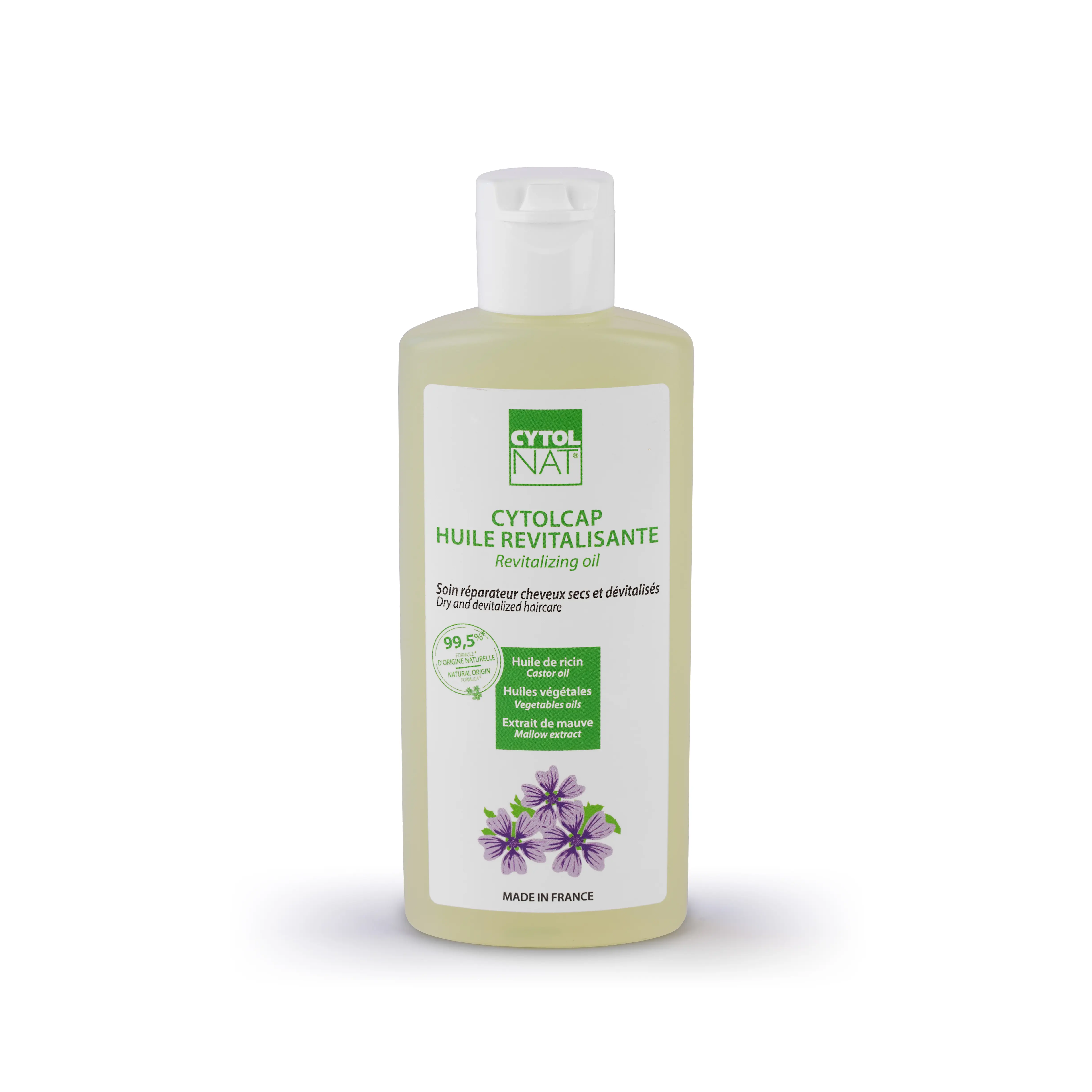 [724Ph240012455] Huile Revitalisante Soin pour Cheveux Secs et Dévitalisés Avant Shampooing 150 ml Cytolnat