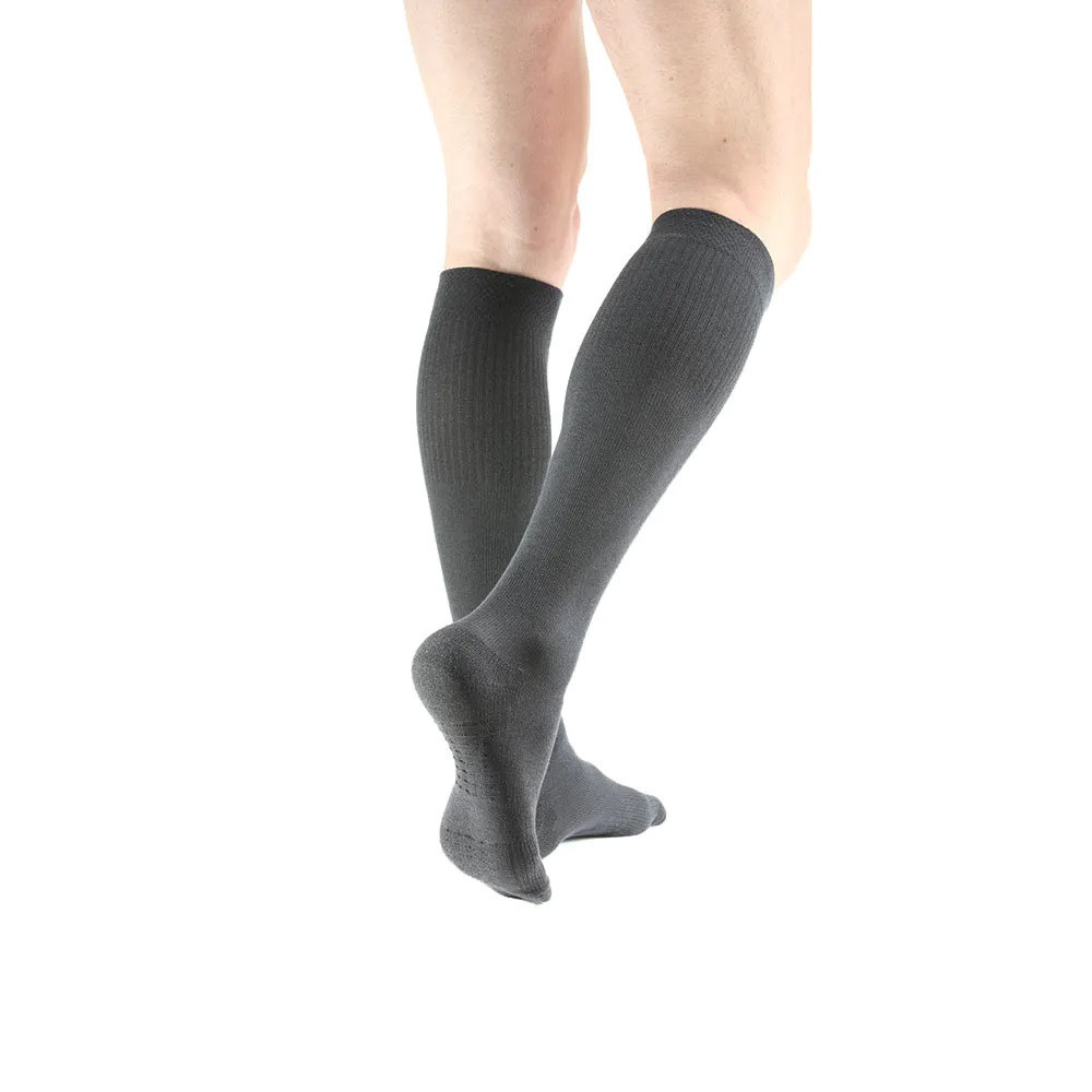 L'homme La chaussette Fine Gris Classe 2 Taille 3 Long