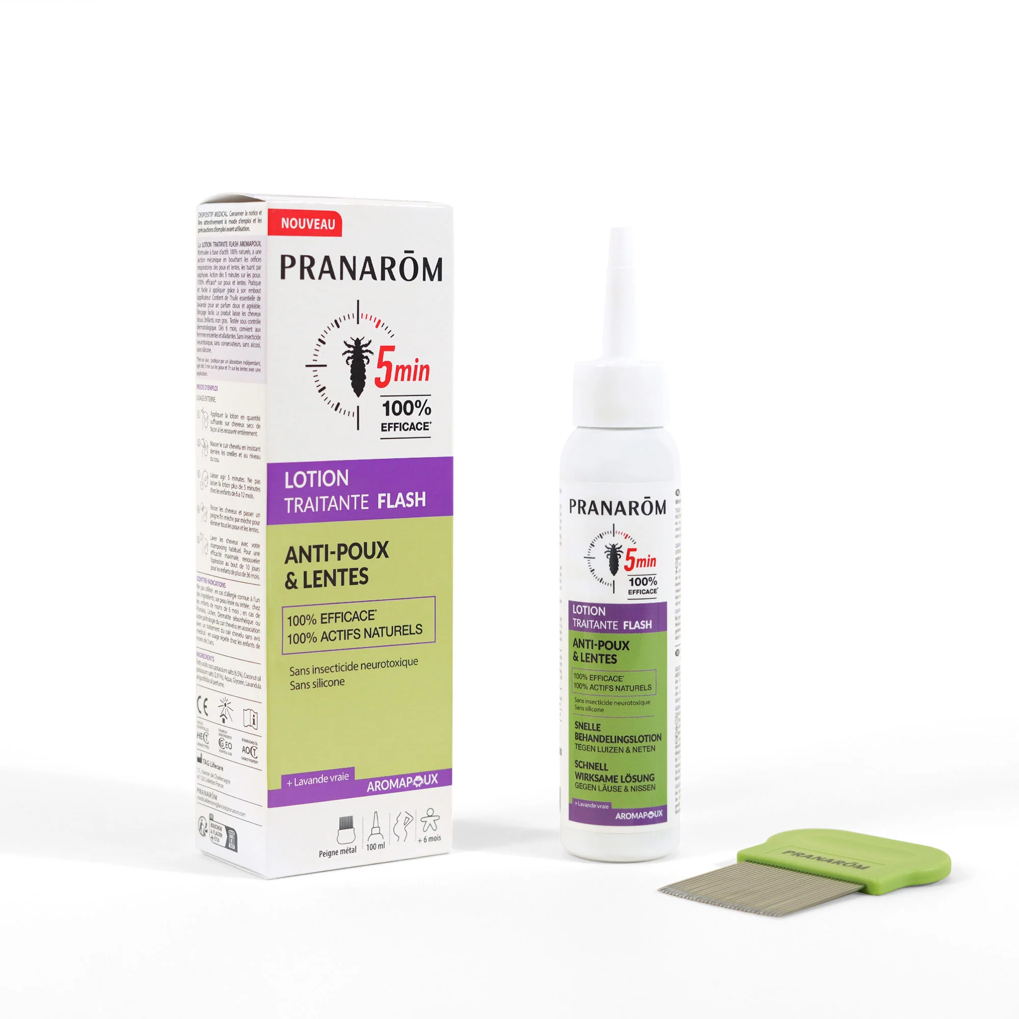 [724Ph240001405] Aromapoux Lotion Traitante Flash 100ml Pranarôm