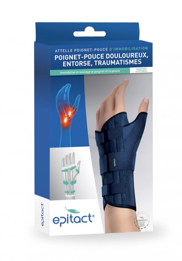 [724Ph240001480] Attelle Poignet Pouce d'Immobilisation Gauche L Epitact