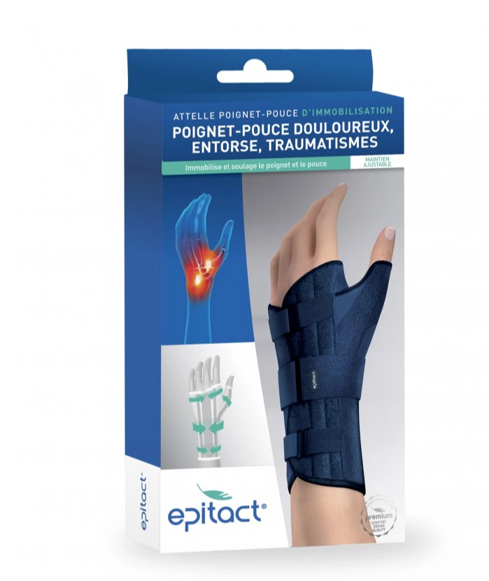 [724Ph240001481] Attelle Poignet Pouce d'Immobilisation Gauche M Epitact