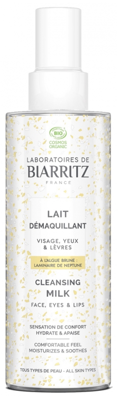 Lait Démaquillant Bio 200 ml Laboratoires de Biarritz 