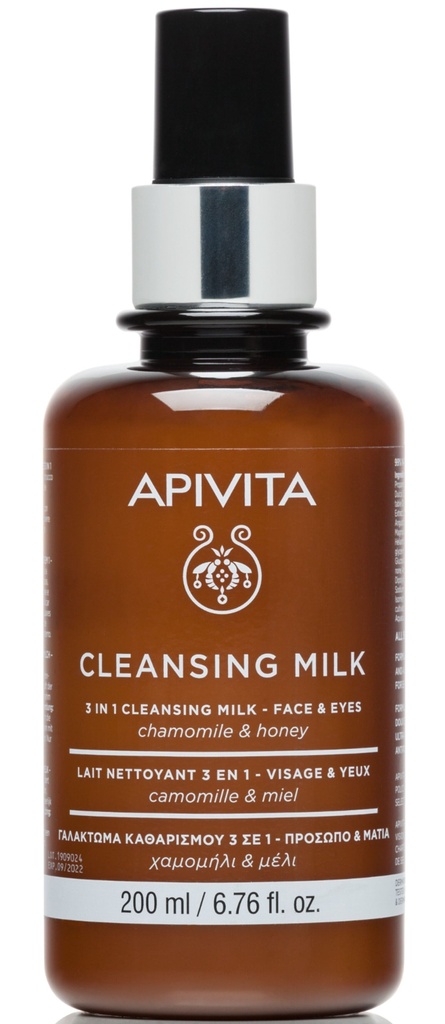 Lait Nettoyant 3 en 1 Visage & Yeux Apivita