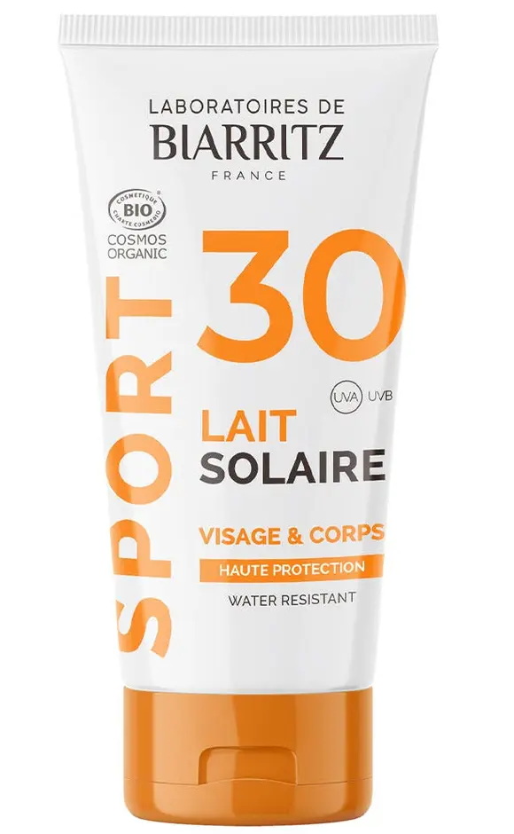 [724Ph240015007] Lait Solaire SPF30 Bio Sport Laboratoires de Biarritz