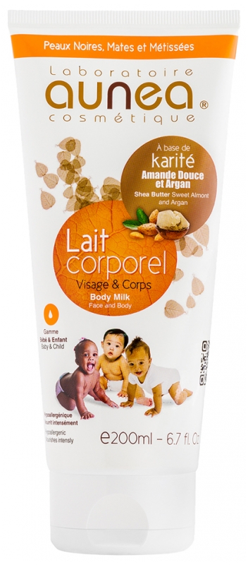 Lait Corporel Visage Corps 200 ml Aunéa