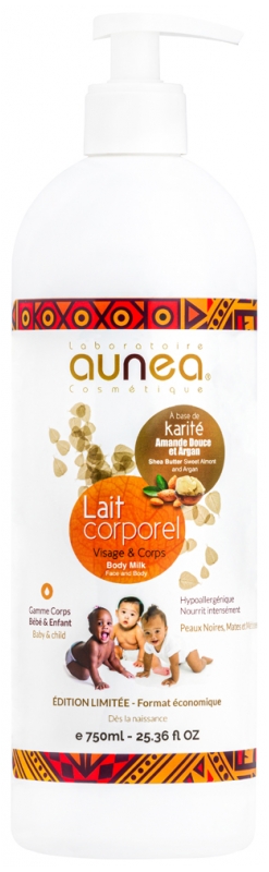[724Ph240001513] Lait Corporel Visage Corps 750 ml Aunéa