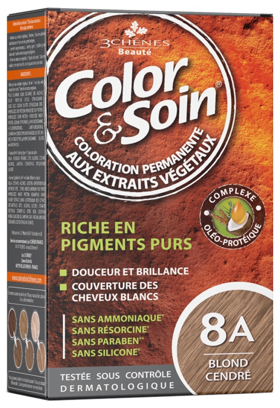 Color & Soin Blond cendré 8A Les 3 Chênes 