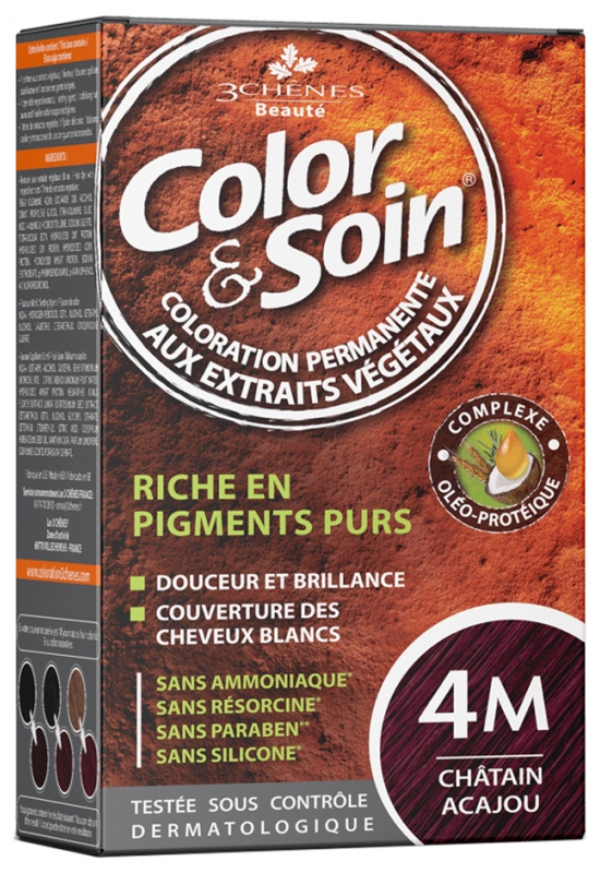 Color & Soin Cgâtain acajou 4M Les 3 Chênes 