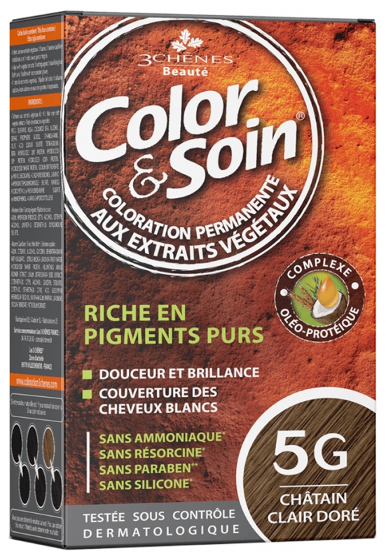 Color & Soin Châtain clair doré 5G Les 3 Chênes 
