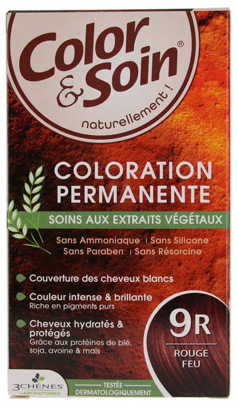 Color & Soin Rouge feu 9R Les 3 Chênes 