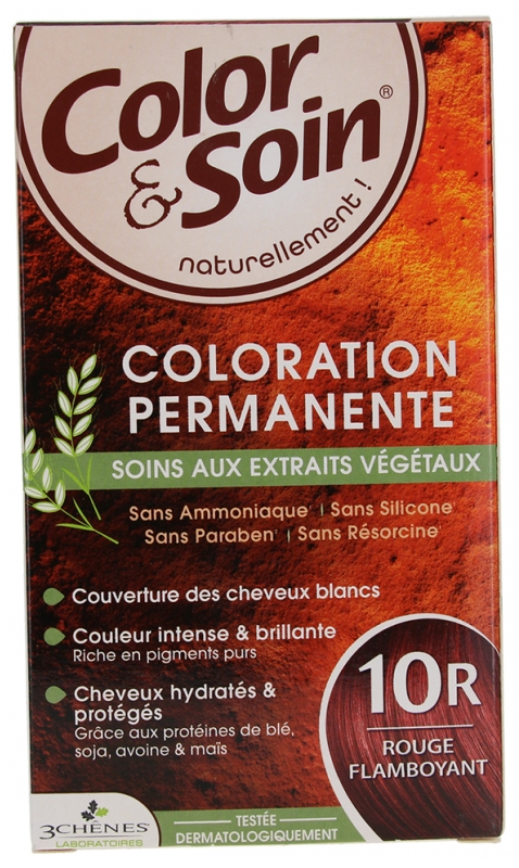 Color & Soin Rouge flamboyant 10R Les 3 Chênes