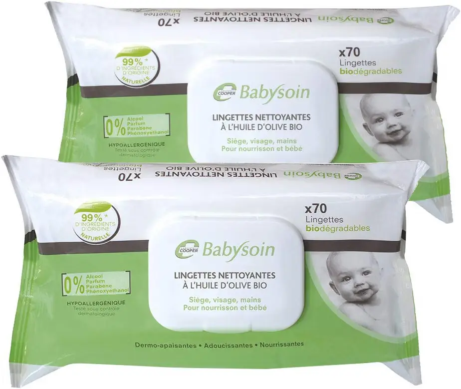 [724Ph240015968] Lot de Lingettes Babysoin Cooper