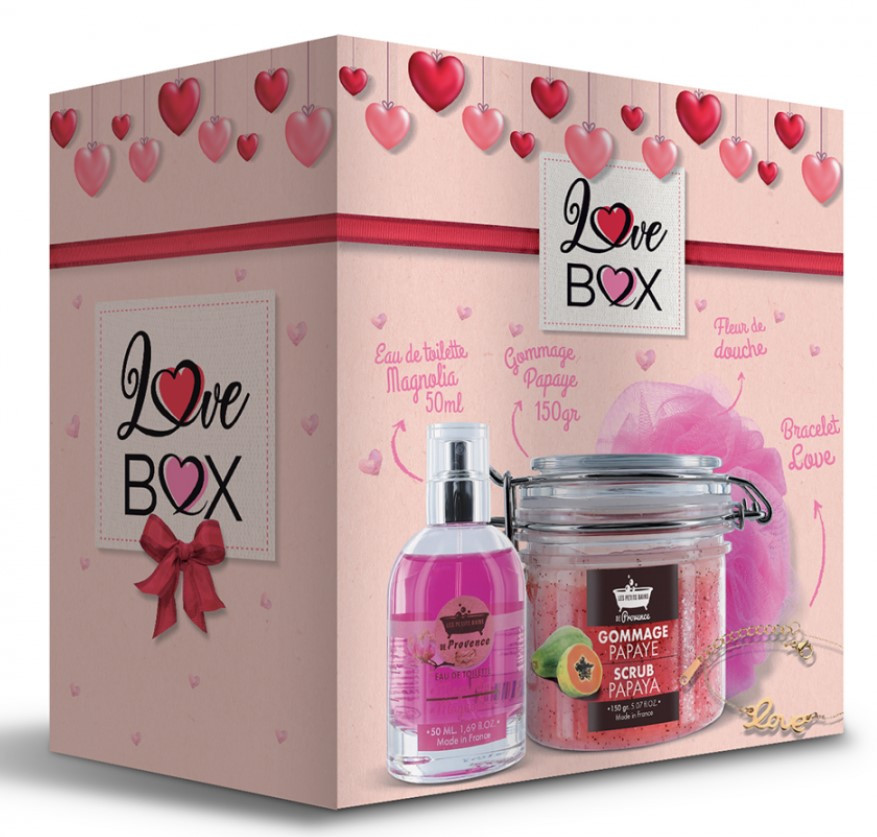Love Box Magnolia Les Petits Bains de Provence — Emballage abîmé