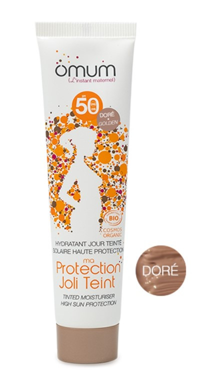 Hydratant Visage Teinté SPF50 Bio 40 ml - Teinte : Doré Omum