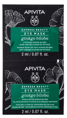 [724Ph240017057] Masque Contour des Yeux au Ginkgo Biloba Express Beauty Apivita