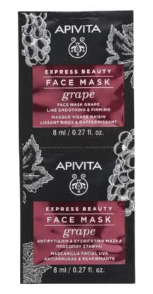 Masque Visage Lissant & Raffermissant au Raisin Express Beauty Apivita