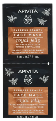 Masque Visage Raffermissant & Revitalisant à la Gelée Royale Express Beauty Apivita