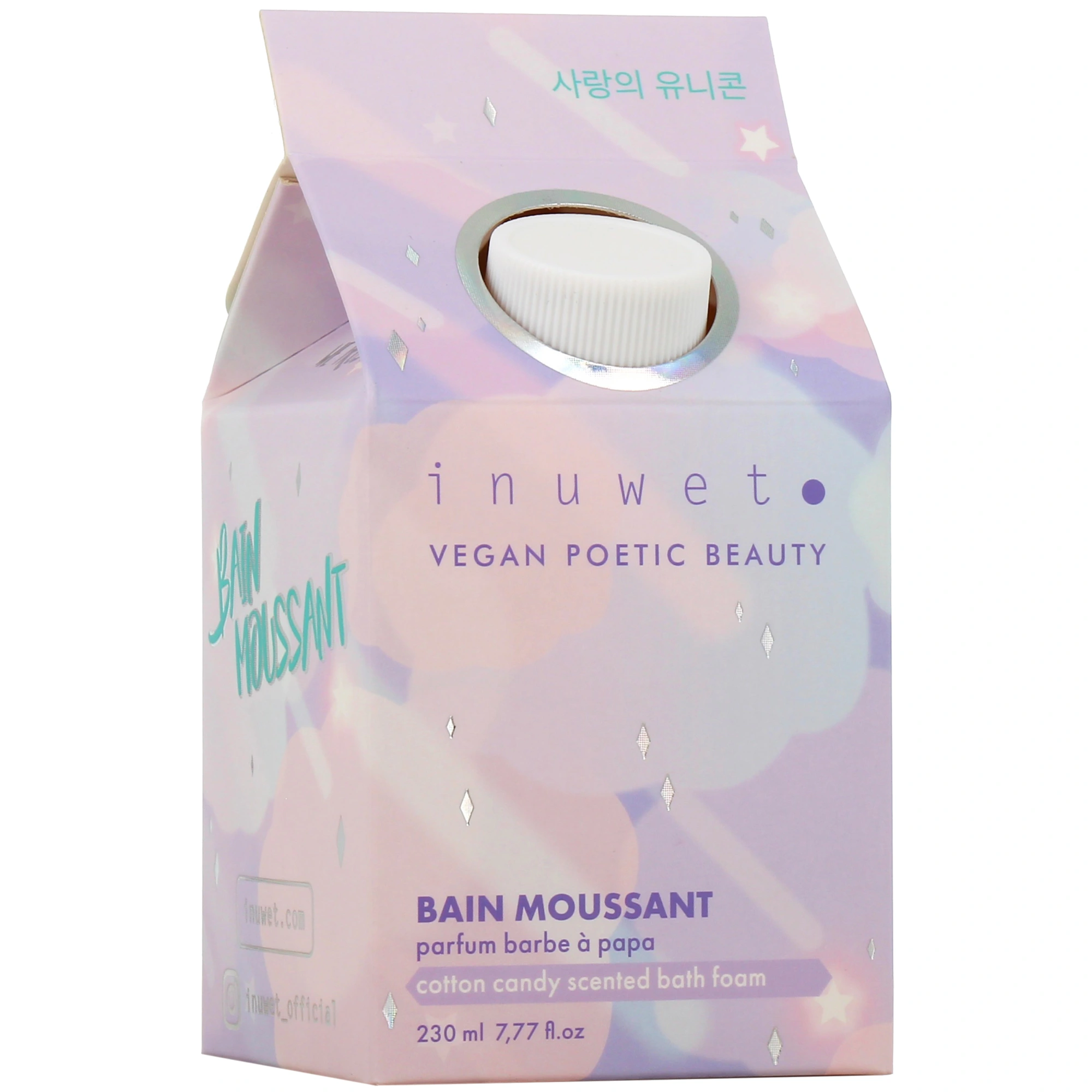 [724Ph240001747] Bain moussant barbe à papa - 230ML Inuwet