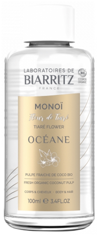 [724Ph240017878] Océane Monoï Océane Fleur de Tiaré Bio 100 ml Laboratoires de Biarritz 