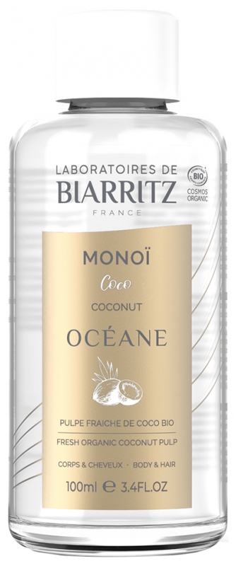 [724Ph240017879] Océane Monoï Noix de Coco Bio 100 ml Laboratoires de Biarritz 