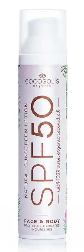 [724Ph240018883] Natural Sunscreen Lotion SPF50 100g Cocosolis