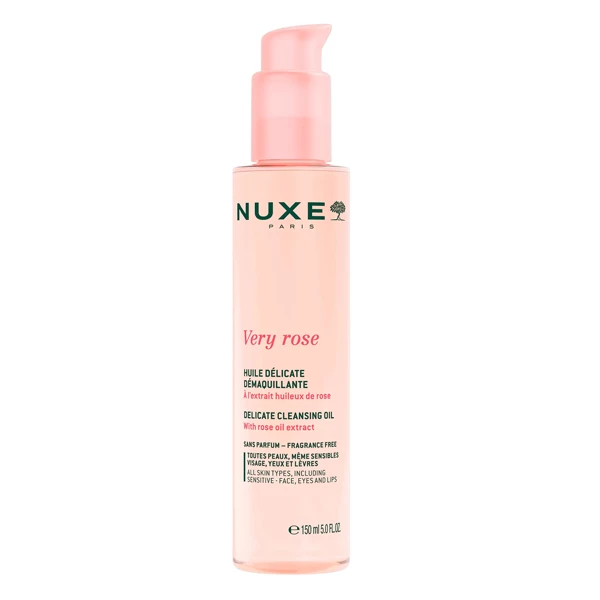 [724Ph240019854] Very Rose huile délicate démaquillante Nuxe 