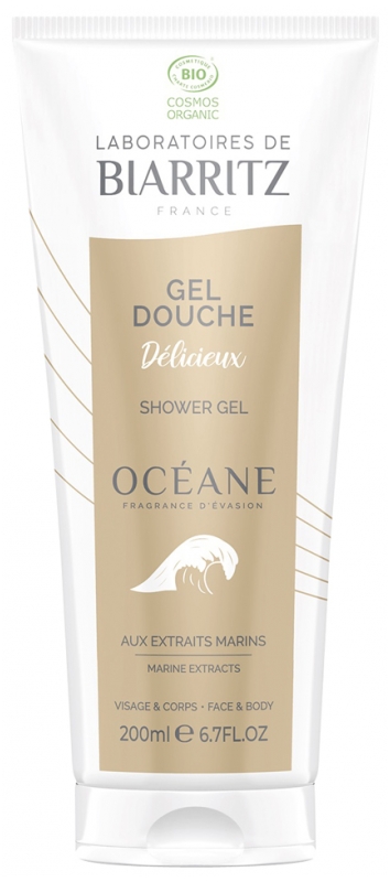 [724Ph240019997] Océane Gel Douche Délicieux Bio 200 ml Laboratoires de Biarritz 