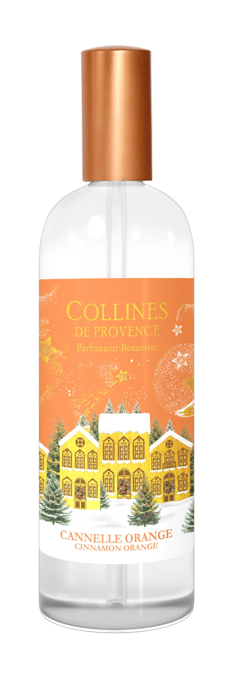 [724Ph240020676] Parfum d'Intérieur Cannelle Orange 100ml Collines de Provence