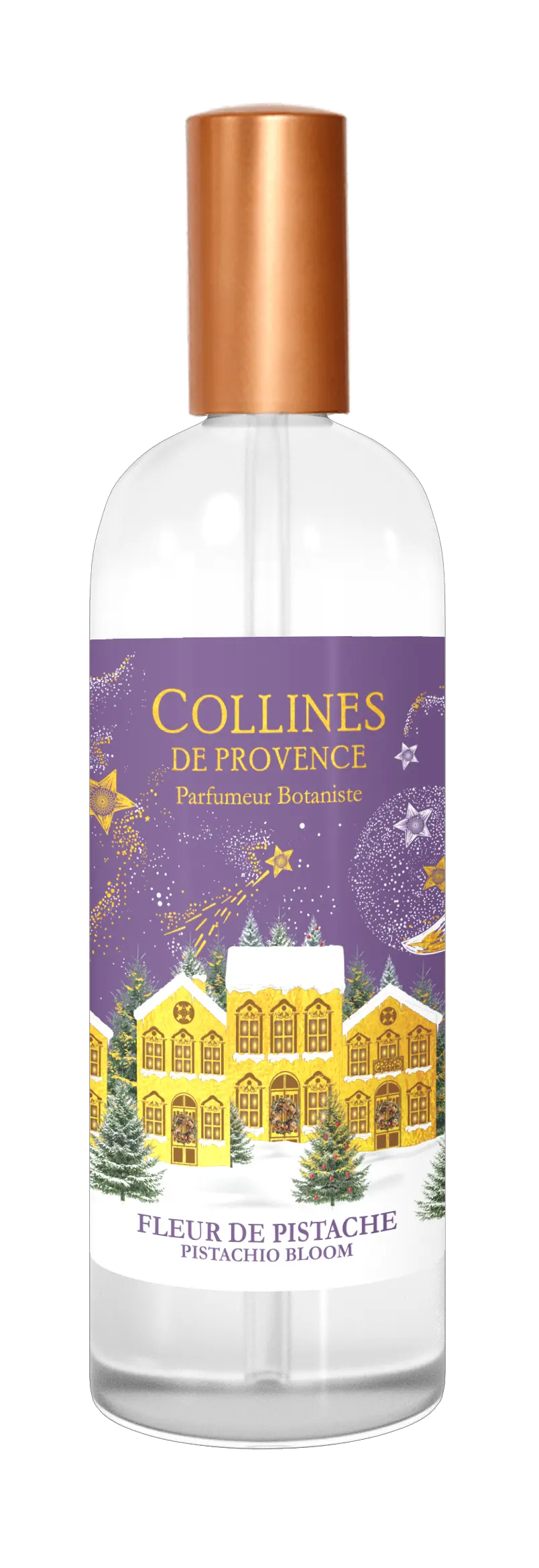 [724Ph240020681] Parfum d'Intérieur Fleur de Pistache 100ml Collines de Provence