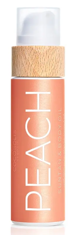 [724Ph240021009] Peach Suntan Body Oil 100ml Cocosolis