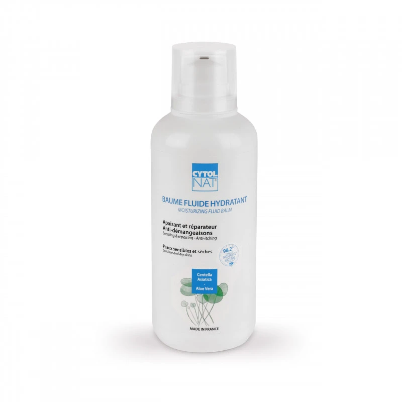 [724Ph240002107] Baume Fluide Hydratant Soin Corps pour Peaux Sensibles et Très Sèches 400 ml Cytolnat