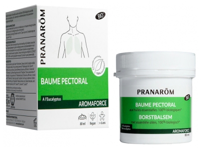 [724Ph240022145] Aromaforce Baume Pectoral 80ml Pranarôm 