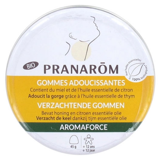 [724Ph240022151] Aromaforce Gommes Adoucissantes Miel Citron Bio 45g Pranarôm 