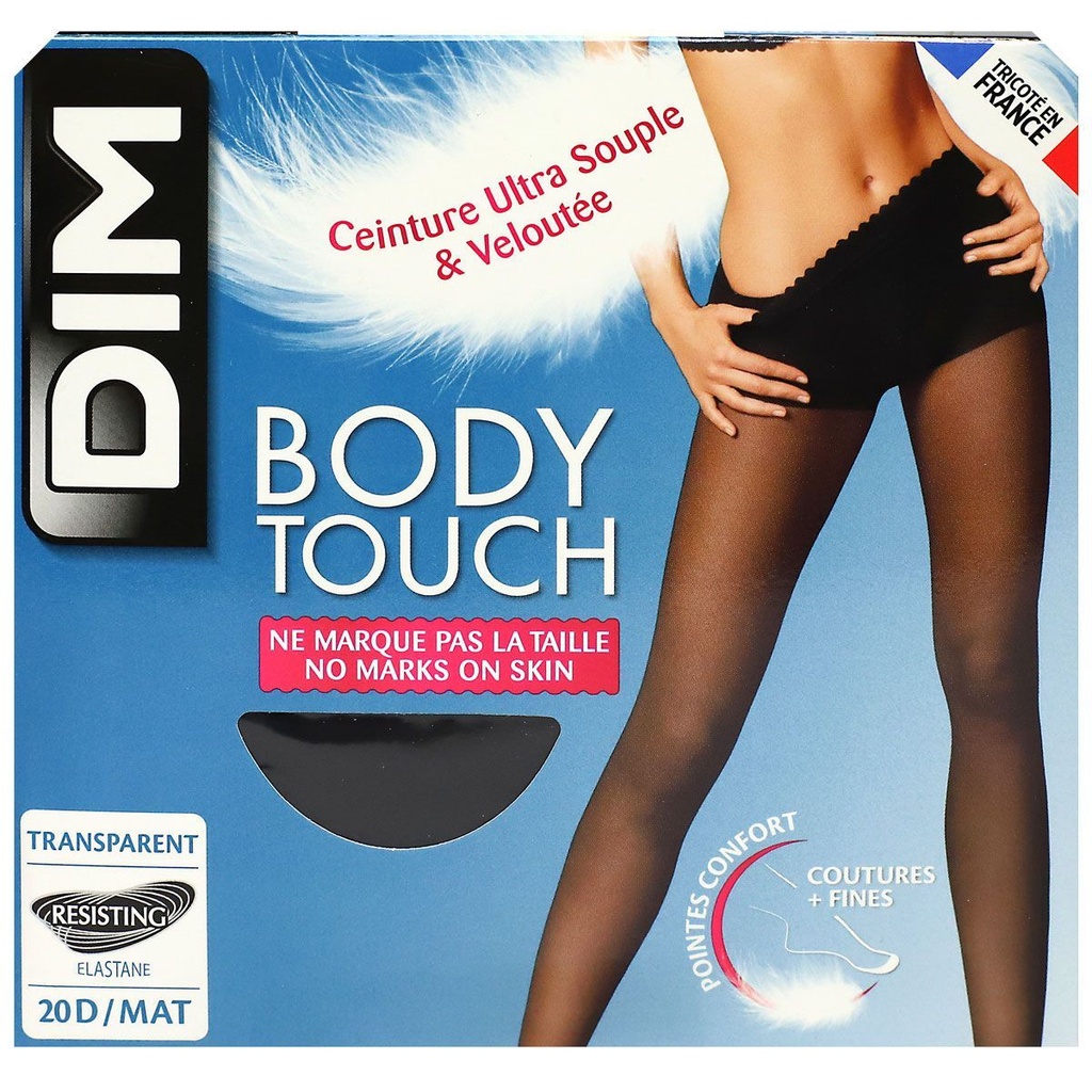 [724Ph240022501] Body Touch Collant Femme Voile Noir T2 Dim