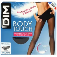 [724Ph240022501] Body Touch collant femme voile noir mat 20D T2 Dim
