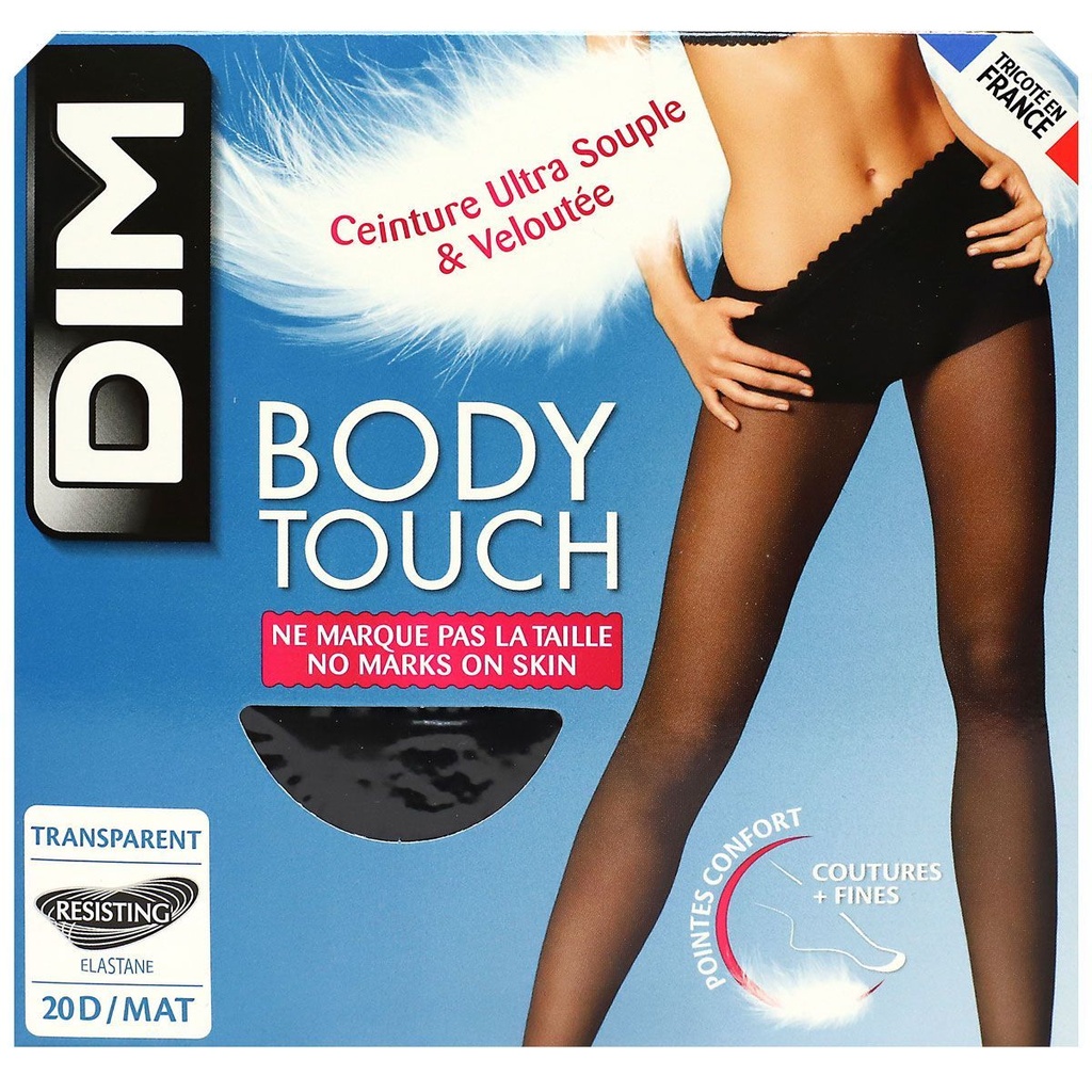 [724Ph240022502] Body Touch Collant Femme Voile Noir T3 Dim 