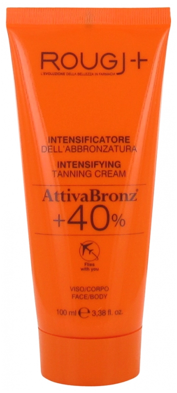 AttivaBronz + 40% Crème Intensificateur de Bronzage 100ml RougJ