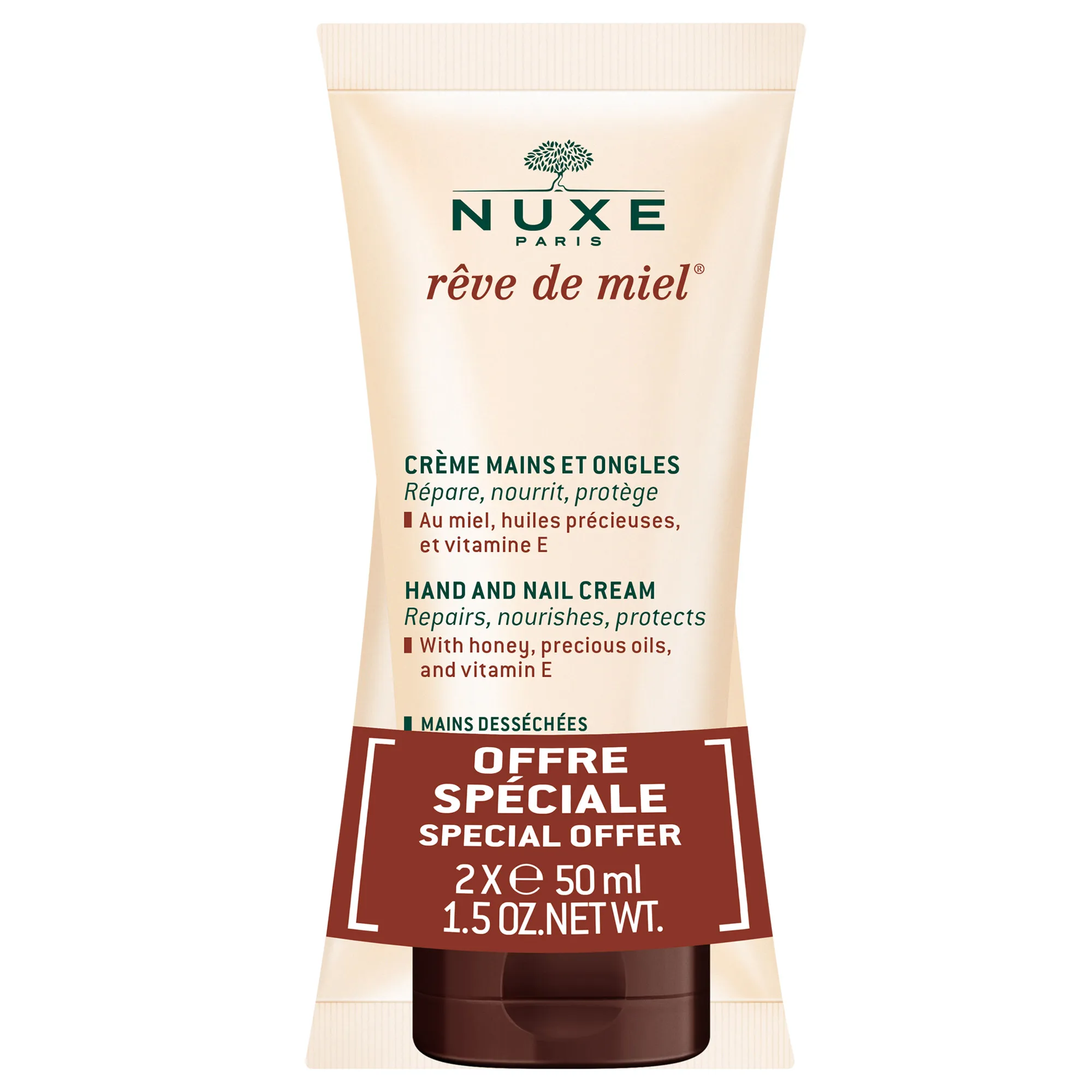 [724Ph240023980] Rêve de Miel Crème Mains 2x50ml Nuxe