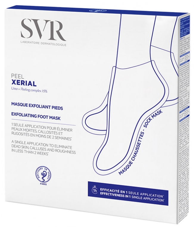 [724Ph240024294] Xérial Peel Masque Chaussette Exfoliant Pieds SVR 