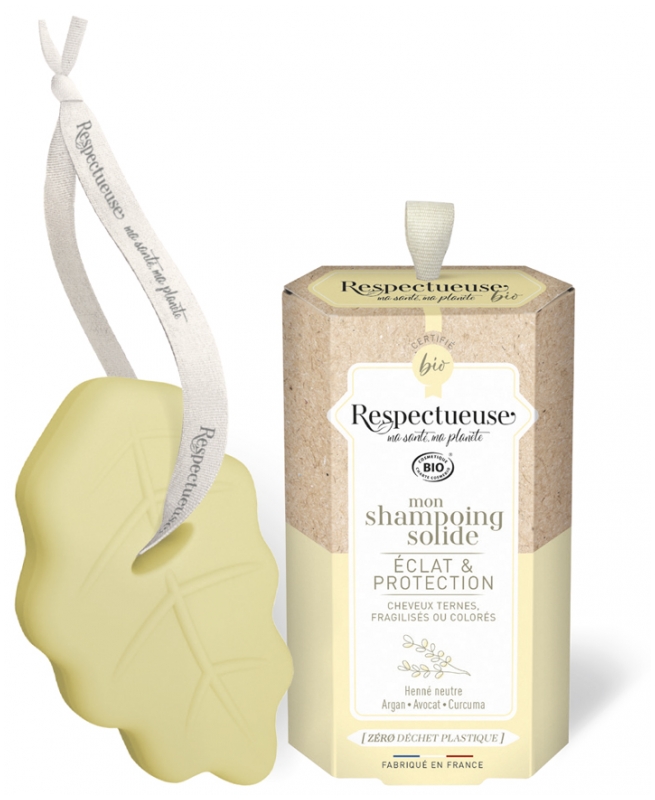 [724Ph240025095] Mon Shampoing Solide Éclat & Protection Bio 75g Respectueuse 